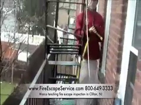 Fire Escape Load Test London 866-649-0333 Fireescapeloa