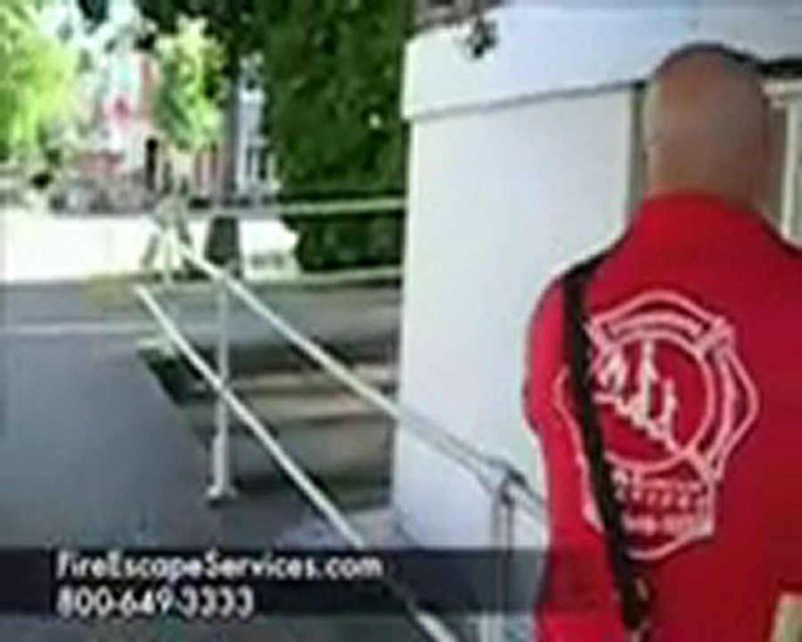 Fire Escape Painting London 800-649-3333 www.Fireescapepain