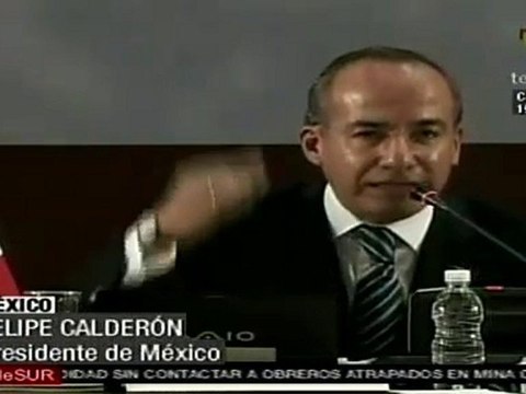 Calderón acusa a la industria armamentista de EE.UU.