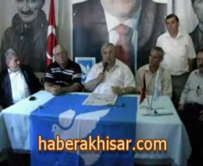 Dsp Genel Başkanı Masum Türker'in Akhisar'daki Konuşması