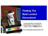 Painters Decoraters London