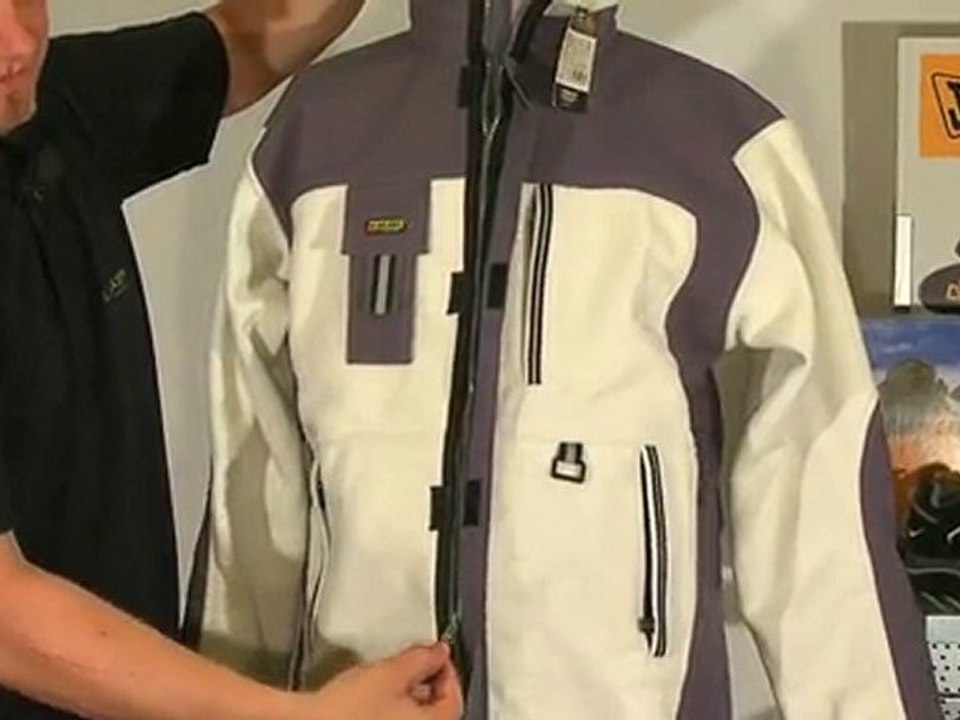 Der winter kommt. arbeitsbekleidung fleecejacke