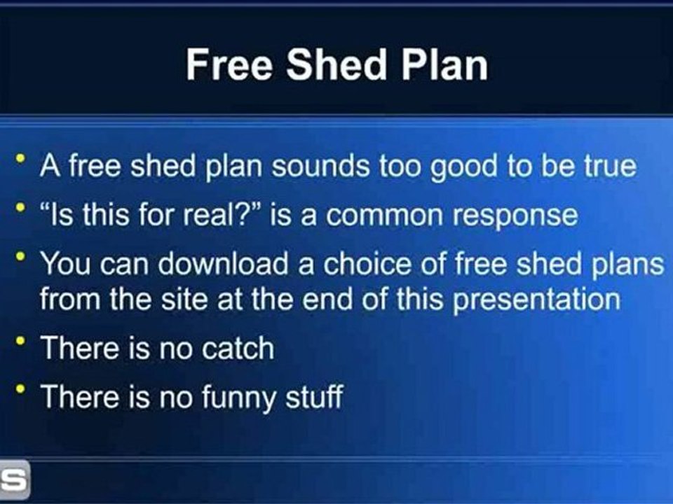 Free Garden Shed Plans | Download Now