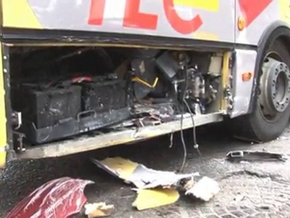 "Accident Bus Tec à Dampremy Charleroi" (s) Ledoux paradis
