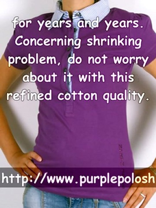 Purple Polo Shirts Are Just For You !