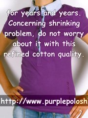 Purple Polo Shirts Are Just For You !