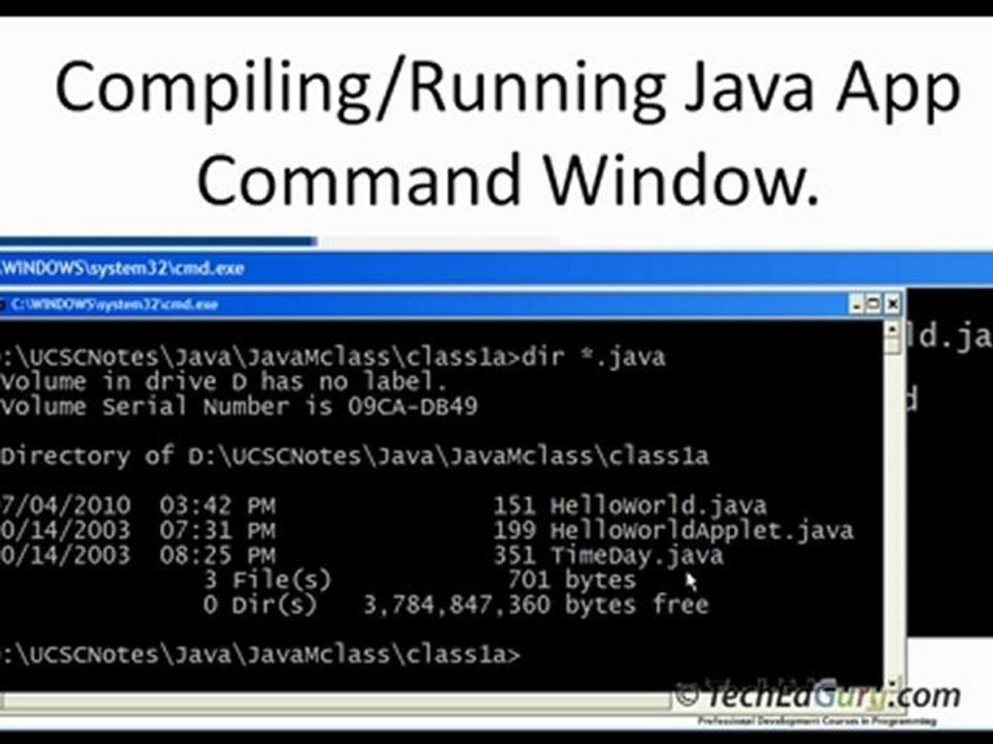 Beginner Java 3 - My First Java Application