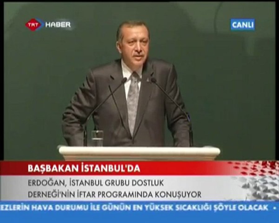 Başbakan Recep Tayyip Erdoğan'dan mesaj