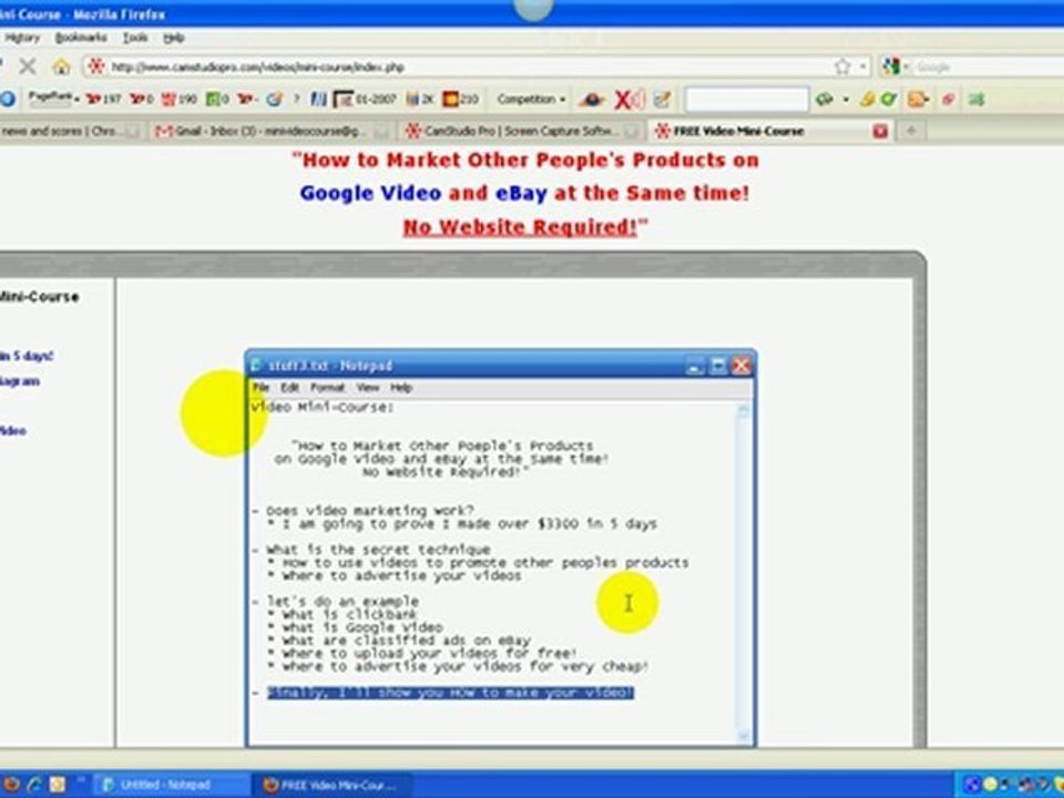 (Screen Recording Software) - FREE Video Course