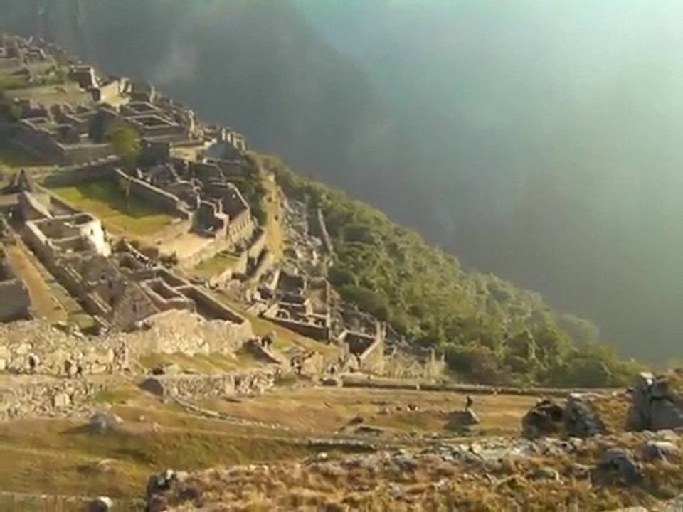 arrivée au Machu Picchu