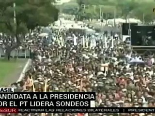 Brasil: Dilma Roussef, con amplia ventaja sobre Serra (sonde