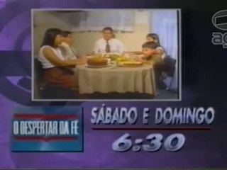 Chamada Despertar da Fé - 1995 - Rede Record