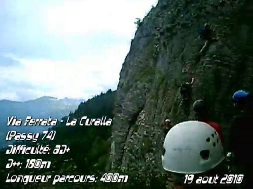 Via Ferrata La Curalla (Passy) Aout 2010