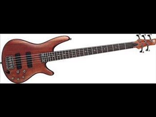 slap bass groove in the key of Am