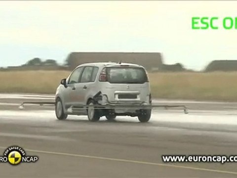 Euro NCAP ~ Citroen C3 Picasso 2009 ESC Test