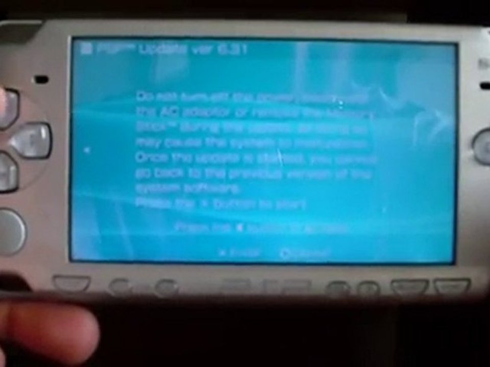 Upgrade PSP firmware 6.31 | Actualización PSP firmware 6.31