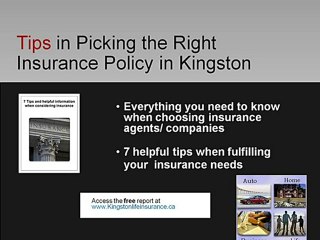 Kingston Life Insurance-Choose the right insurance while sa