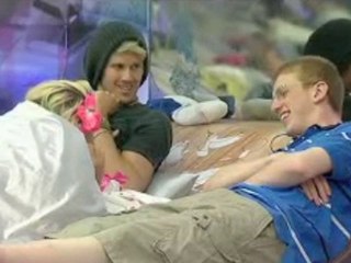 chatting in bed laughing with Dave andrew