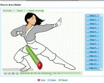 How to draw Mulan (Disney) - SketchHeroes.com