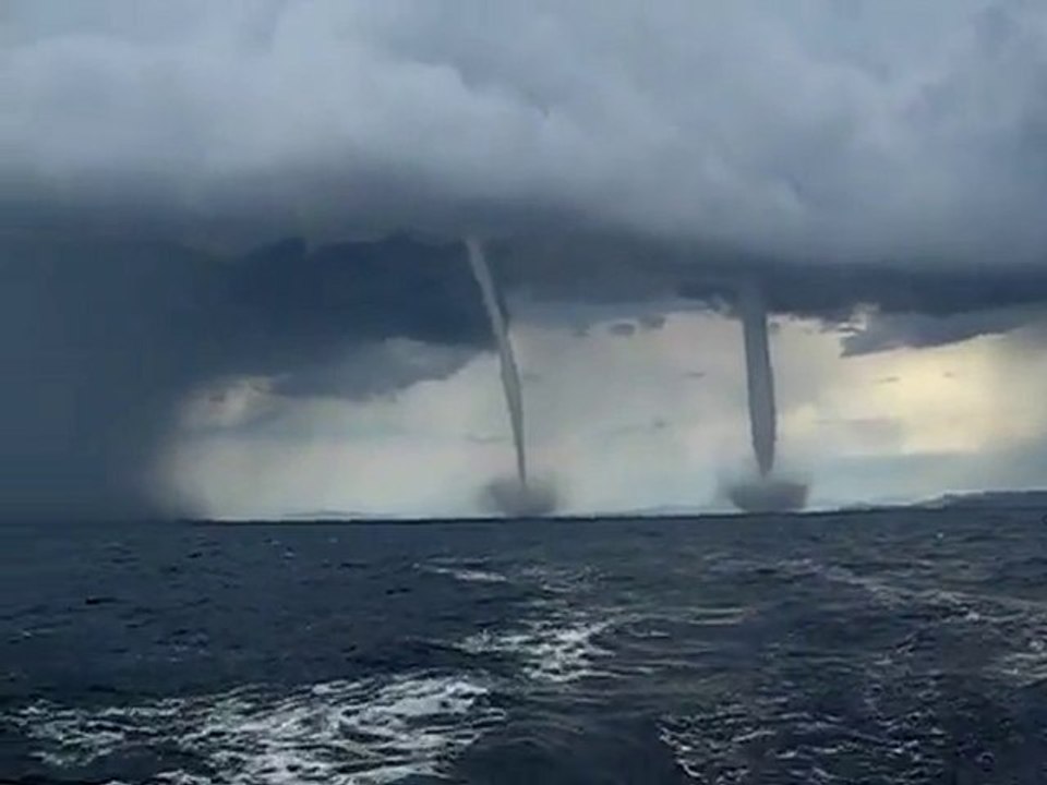 Tornados Over the Ocean