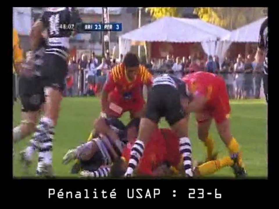Résumé du match Brive USAP Août 2010