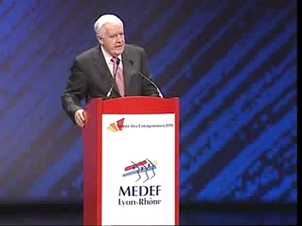 Soirée des entrepreneurs : Intervention de Michel ROLLIER