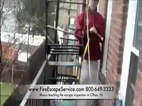 Fire Escape Load Test Honolulu 866-649-0333 FireescapeL