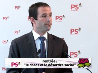 Rentrée: «le chaos et le désordre social»