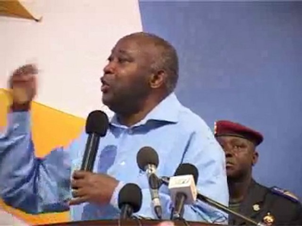 Le Président Gbagbo  dénonce 1ere partie