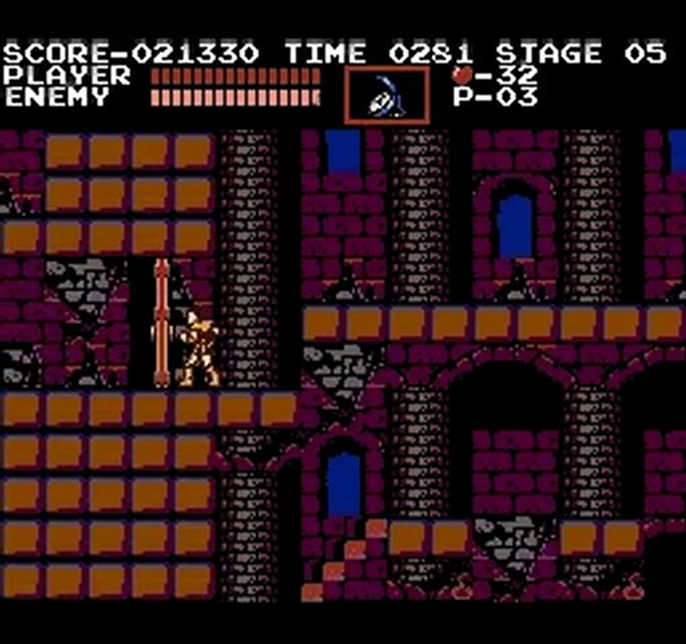 Castlevania (NES) Stage 2