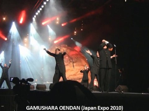 Les GAMUSHARA OENDAN sur scène (Japan Expo 2010)