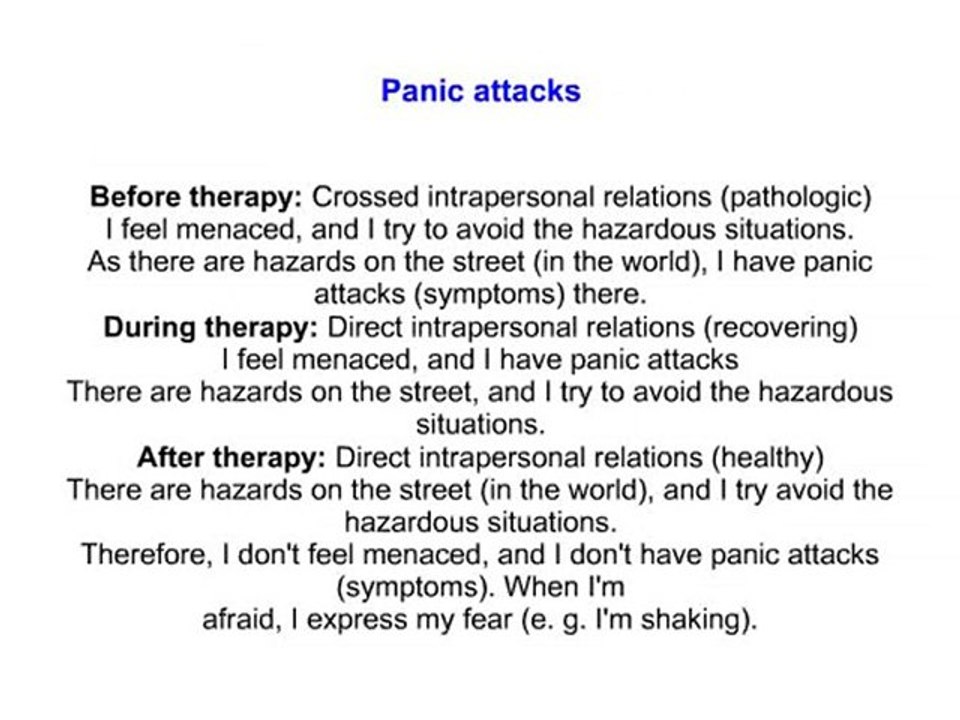 Relational therapy - Panic attacks
