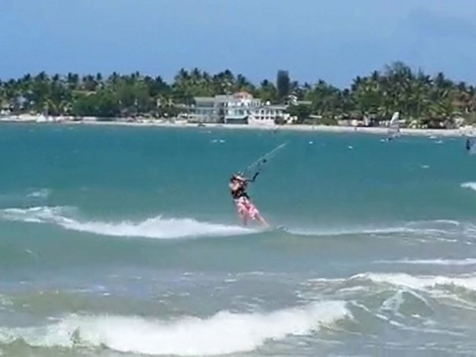Playa cabarete, kitesurfen