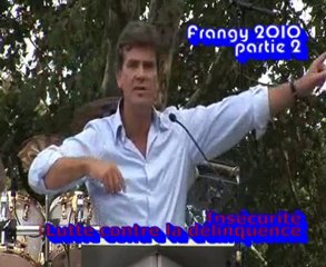 Frangy 2010 - Arnaud Montebourg partie 2 Insécurité