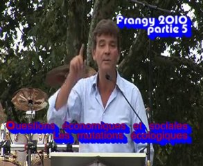 Frangy 2010 - A Montebourg part 5 les mutations écologiques
