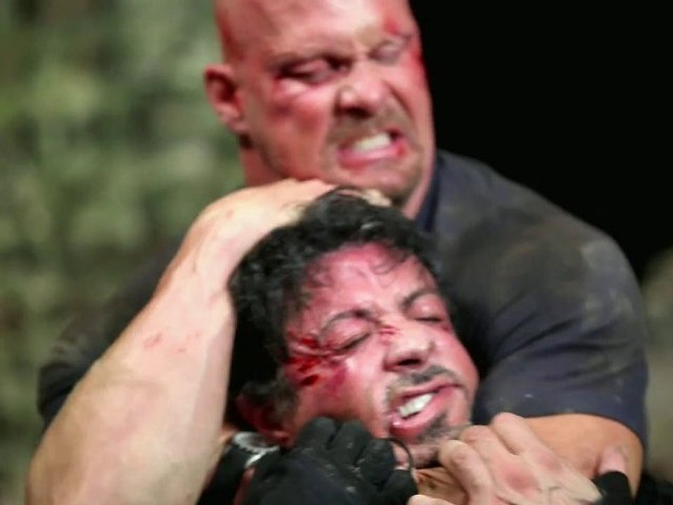 The Expendables - Behind The Scene Part #4 - Fighting