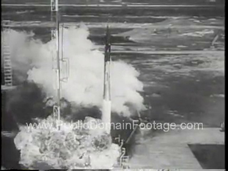 Rocket Crash and Explosion PublicDomainFootage.com