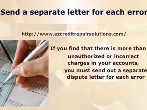 How To Write A Credit Dispute Letter that Works Advanced
