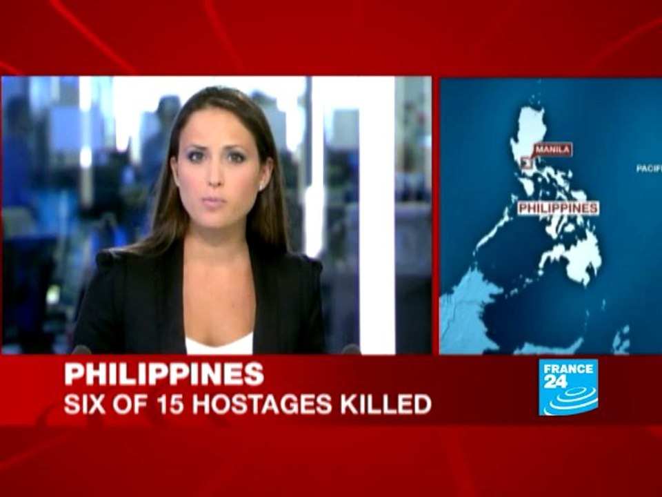 Eight hostages reported dead in Manila bus siege