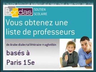 Soutien Scolaire Arabe dialectal littéraire maghrébin - Pa