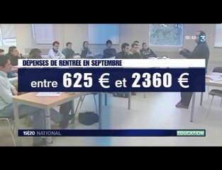 L'Unef publie son "panier de l'étudiant"