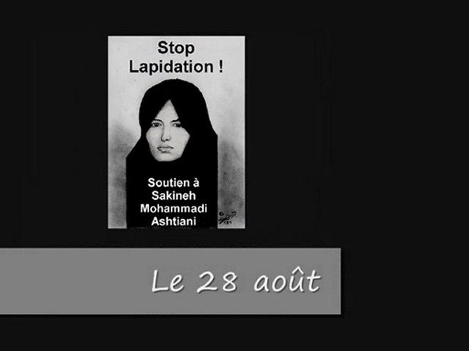 Dijon pour Sakineh le 28 août contre la lapidation
