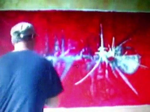 ACTION PAINTING SPARK Lepolsk MATUSZEWSKI artiste peintre