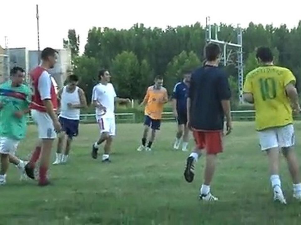Détente à l'entrainement senior
