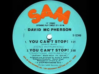 80's boogie music - David Mc Pherson - You Cant Stop Instr.