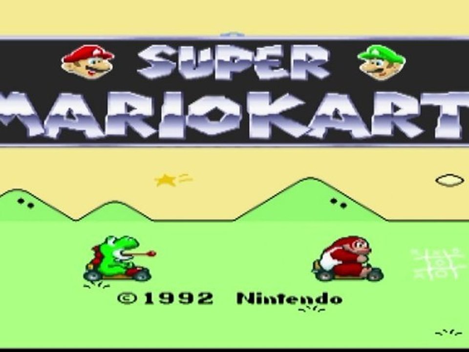 Rétrotest - Super mario kart (SNES)