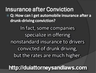 DUI Baltimore Attorneys - Insurance & Conviction