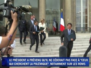 Premier Conseil des ministres après un été sécuritaire brûlant