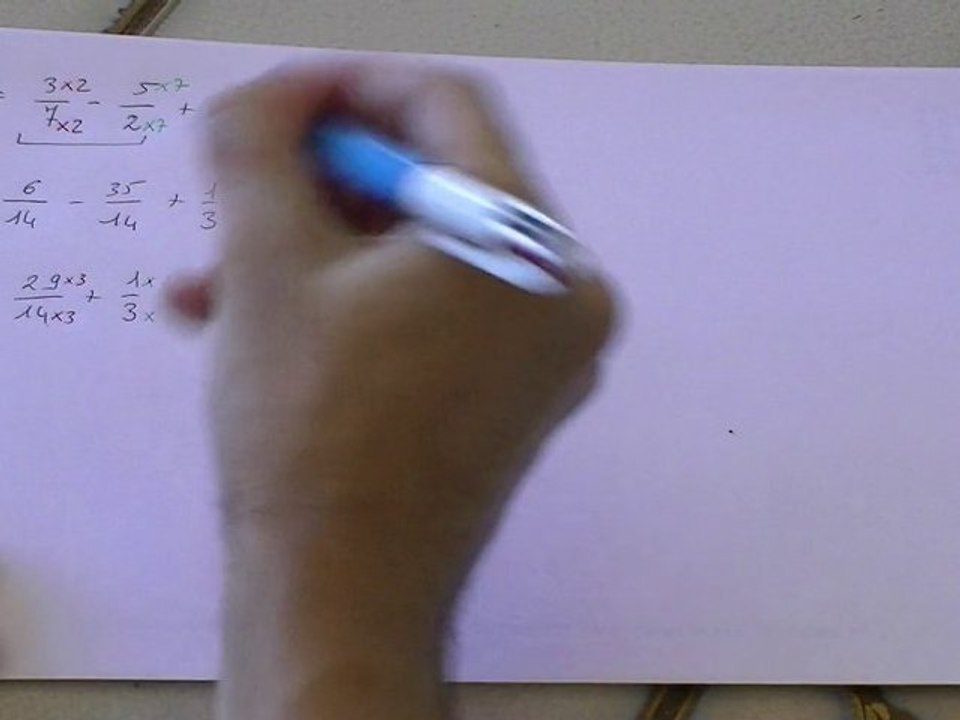 Cours - Addition/soustraction de fractions