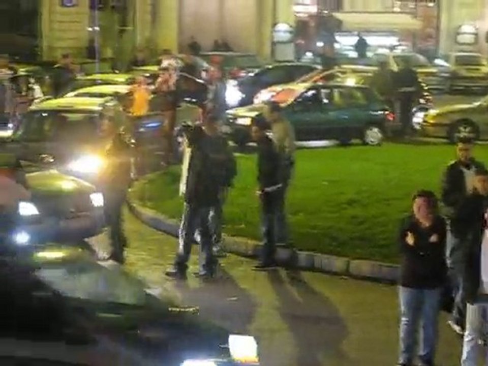 Joie des Supporters Algériens Francais